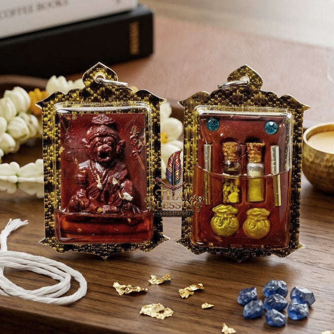 ✨ [The Sovereign of Primal Authority: The 2026 Master-Edition] Sacred "Pu Chao Saming Phrai" (The Great Rishi of the Tiger-Spirit) – Special "Rishi Herb & Mekong River Mineral" Matrix – Encased in "Pu Chao Saming Phrai" Attraction Oil Thai