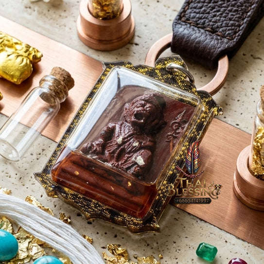 ✨ [The Sovereign of Primal Authority: The 2026 Master-Edition] Sacred "Pu Chao Saming Phrai" (The Great Rishi of the Tiger-Spirit) – Special "Rishi Herb & Mekong River Mineral" Matrix – Encased in "Pu Chao Saming Phrai" Attraction Oil Thai