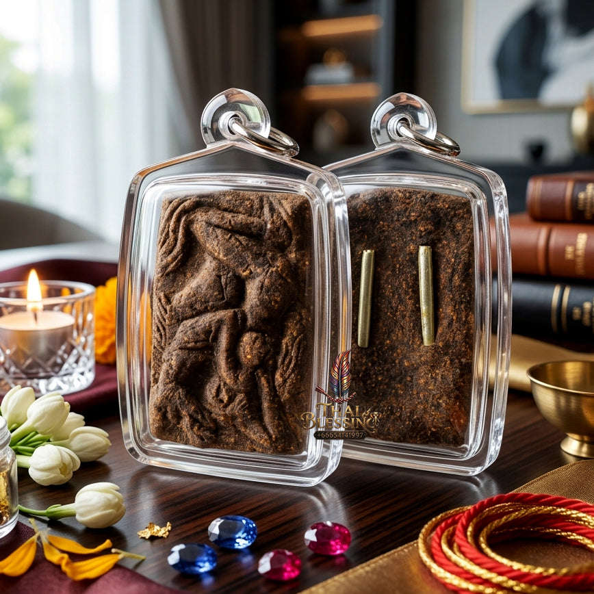 ✨ [The Sovereign of Primal Instinct: The 2015 Master-Edition] Sacred "Ma Sep Nang" (The Union of Boundless Desire) – Master-Blessed by Luang Pu Chat Mon Dam, Samnak Patibattham Khok (2015) Thai Blessing Co By RURUECHA