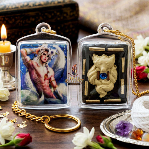 ✨ [The Sovereign of Primal Magnetism: The 2022 Master-Edition] Sacred "Male Fox Deity Locket" – Specialized Occult Artifact for Unrestrained Charisma and Abundance – Master-Blessed by Kruba Kampeng, Samnak Song Ma Kha Ngam, Kamphaeng Phet