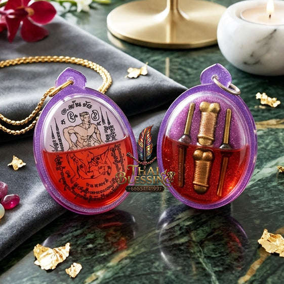✨ [The Sovereign of Primal Union: The Master-Oil Edition] Sacred "Inn Khu Sa-Kod Kam" (The Couple of Hypnotic Lust) – Special Same-Sex Edition – Master-Blessed by Achan Ton Rak (Salak Yan) (2018) Thai Blessing Co By RURUECHA