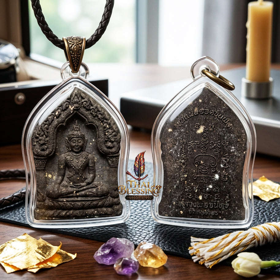 ✨ [The Sovereign of Prosperity: The 2016 Masterpiece] Sacred "Khun Paen Yod Khun Phon" (The Supreme General Khun Paen) – Master-Edition: 108 Sacred Herb Blend – Master-Blessed by Luang Por Chan, Wat Nong Ba, Khon Kaen (2016) Thai Blessing Co By