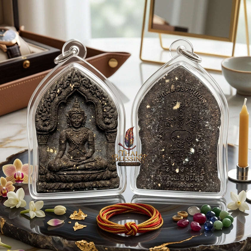 ✨ [The Sovereign of Prosperity: The 2016 Masterpiece] Sacred "Khun Paen Yod Khun Phon" (The Supreme General Khun Paen) – Master-Edition: 108 Sacred Herb Blend – Master-Blessed by Luang Por Chan, Wat Nong Ba, Khon Kaen (2016) Thai Blessing Co By