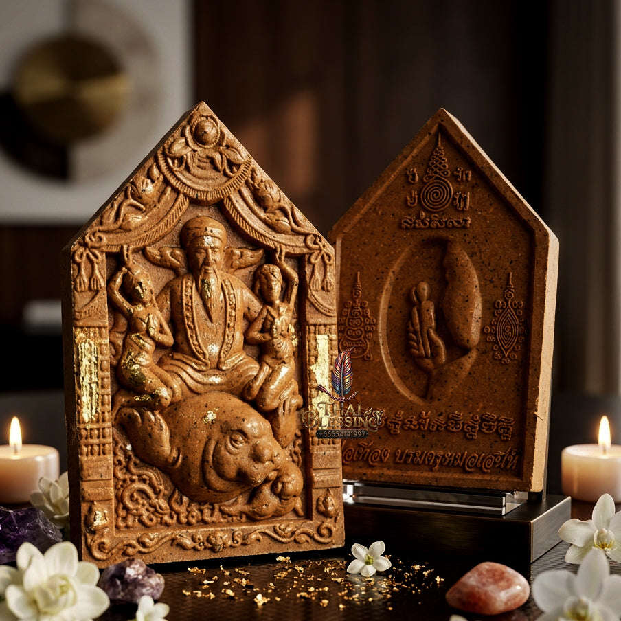 ✨ [The Sovereign of Supreme Borom Khru Mo Saneh Committee Masterpiece, Achan Thueng Mastery & Unshakable Magnetism Sovereignty Thai Blessing Co By RURUECHA