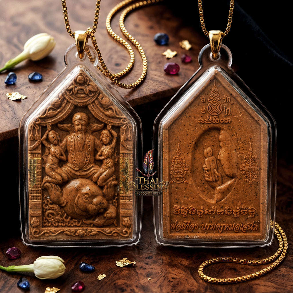 ✨ [The Sovereign of Supreme Borom Khru Mo Saneh Committee Masterpiece, Achan Thueng Mastery & Unshakable Magnetism Sovereignty Thai Blessing Co By RURUECHA