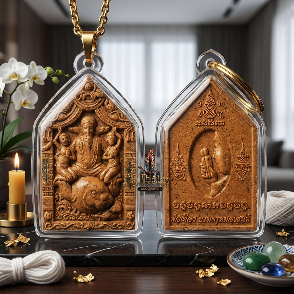 ✨ [The Sovereign of Supreme Borom Khru Mo Saneh Committee Masterpiece, Achan Thueng Mastery & Unshakable Magnetism Sovereignty Thai Blessing Co By RURUECHA