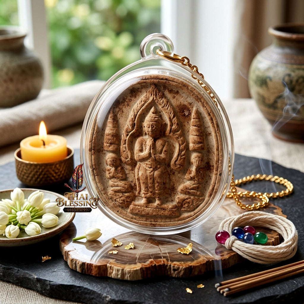 ✨ [The Sovereign of Supreme Command: The 2022 Master-Edition] Sacred "Phra Yod Khun Phon" (The Supreme General Buddha) – Special "Wai Kru 65" (Master’s Day 2022) Edition – Rare "Maha Wan Khao" (White Great-Herb) Composition Thai Blessing Co By