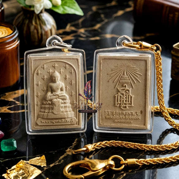 ✨ [The Sovereign of Supreme Compassion: The 2010 Commemorative Master-Edition] Sacred "Phra Phut Si Hing" – Holy Powder Matrix (Nuea Phong Phuttha Khun) Thai Blessing Co By RURUECHA