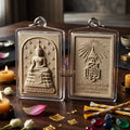 ✨ [The Sovereign of Supreme Compassion: The 2010 Commemorative Master-Edition] Sacred "Phra Phut Si Hing" – Holy Powder Matrix (Nuea Phong Phuttha Khun) Thai Blessing Co By RURUECHA
