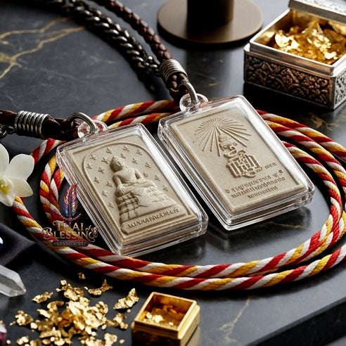 ✨ [The Sovereign of Supreme Compassion: The 2010 Commemorative Master-Edition] Sacred "Phra Phut Si Hing" – Holy Powder Matrix (Nuea Phong Phuttha Khun) Thai Blessing Co By RURUECHA