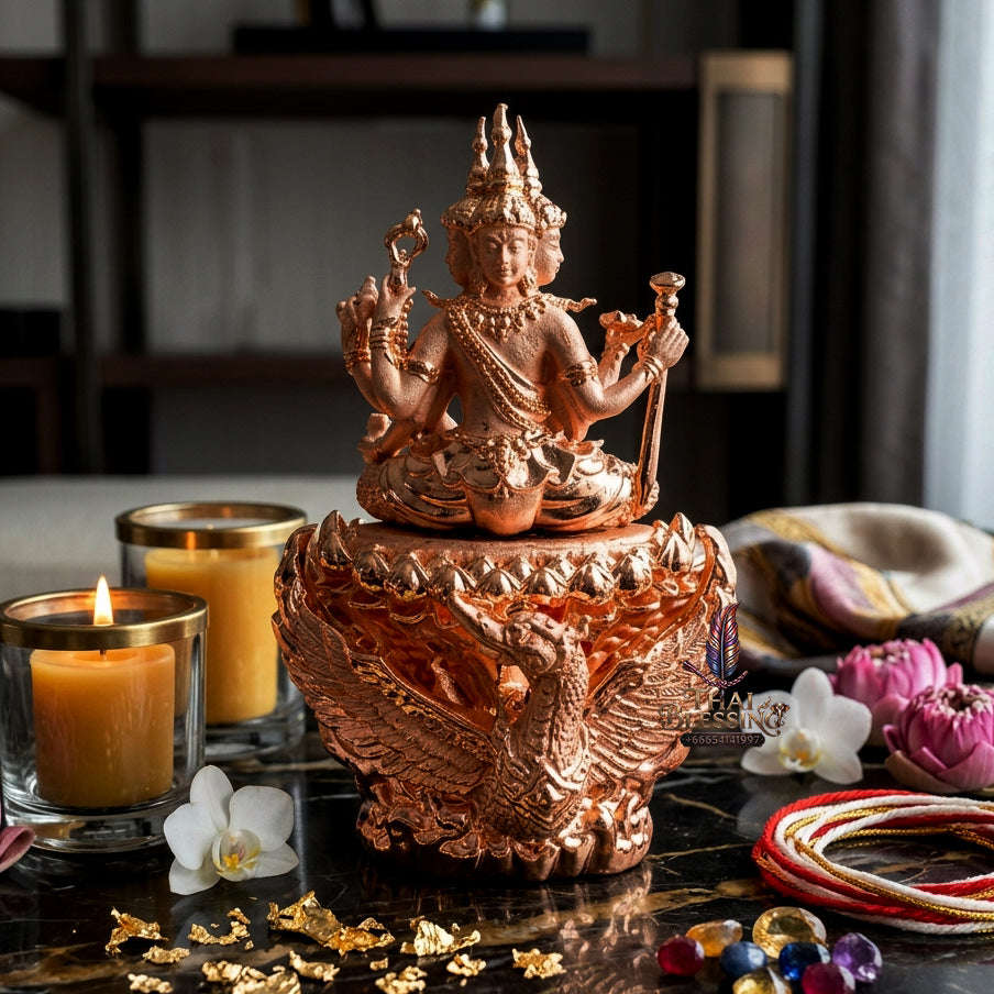 ✨ [The Sovereign of Supreme Cosmic Grace, Destiny-Elevation & Divine Authority: The 2026 "Grand-Master" Sovereign Edition] Sacred "Phra Phrom Siam Theva (The Sovereign Lord Brahma 'Phrom Rangsi' Edition) Thai Blessing Co By RURUECHA