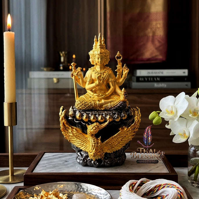 ✨ [The Sovereign of Supreme Cosmic Grace, Destiny-Elevation & Divine Authority: The 2026 "Grand-Master" Sovereign Edition] Sacred "Phra Phrom Siam Theva (The Sovereign Lord Brahma 'Phrom Rangsi' Edition) Thai Blessing Co By RURUECHA
