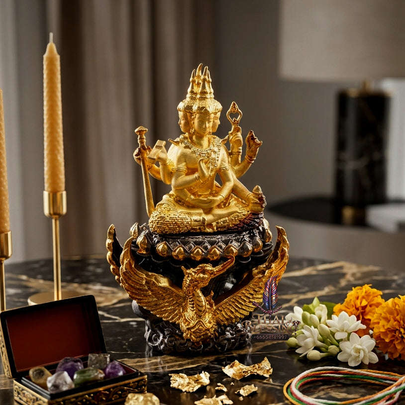 ✨ [The Sovereign of Supreme Cosmic Grace, Destiny-Elevation & Divine Authority: The 2026 "Grand-Master" Sovereign Edition] Sacred "Phra Phrom Siam Theva (The Sovereign Lord Brahma 'Phrom Rangsi' Edition) Thai Blessing Co By RURUECHA