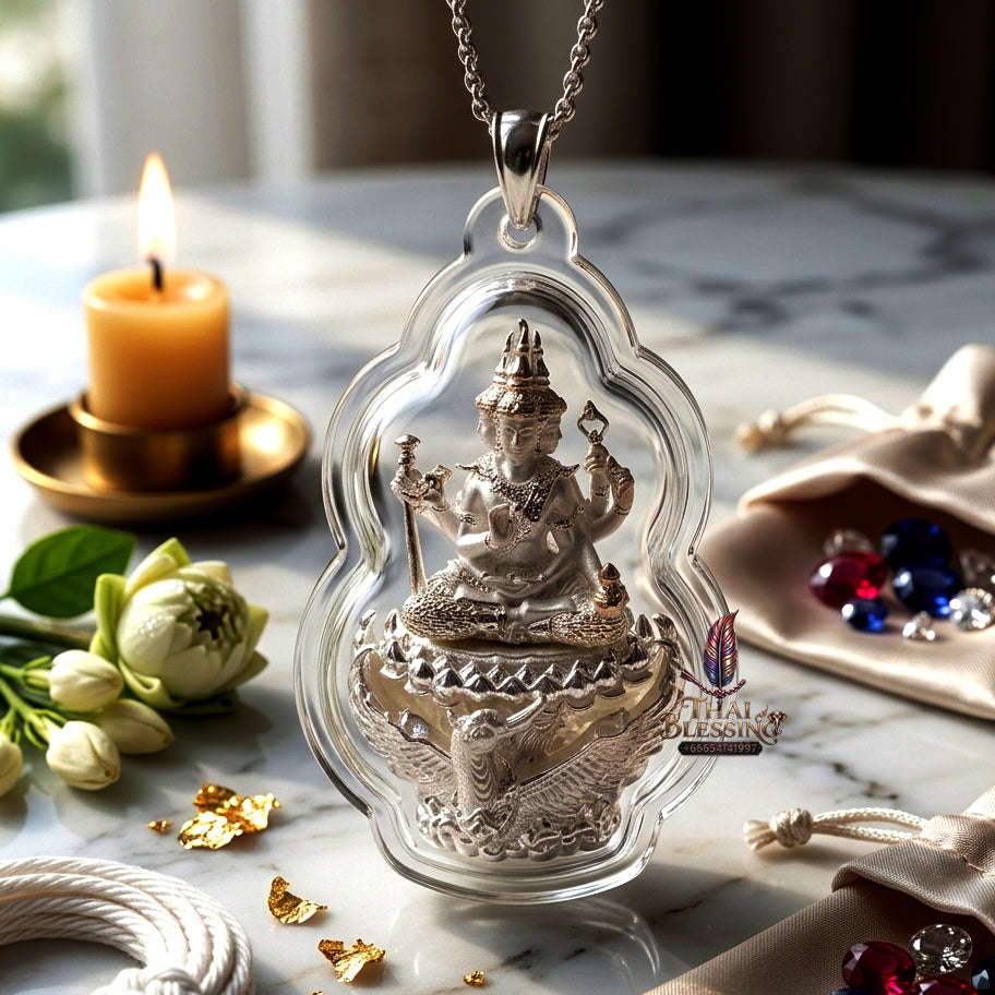 ✨ [The Sovereign of Supreme Cosmic Grace, Destiny-Elevation & Divine Authority The 2026 Grand-Master Sovereign Edition] Sacred Phra Phrom Siam Theva (The Sovereign Lord Brahma 'Phrom Rangsi' Edition) Thai Blessing Co By RURUECHA