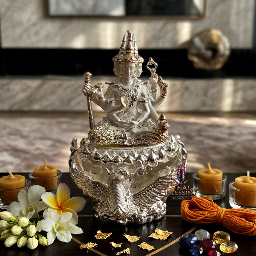 ✨ [The Sovereign of Supreme Cosmic Grace, Destiny-Elevation & Divine Authority The 2026 Grand-Master Sovereign Edition] Sacred Phra Phrom Siam Theva (The Sovereign Lord Brahma 'Phrom Rangsi' Edition) Thai Blessing Co By RURUECHA