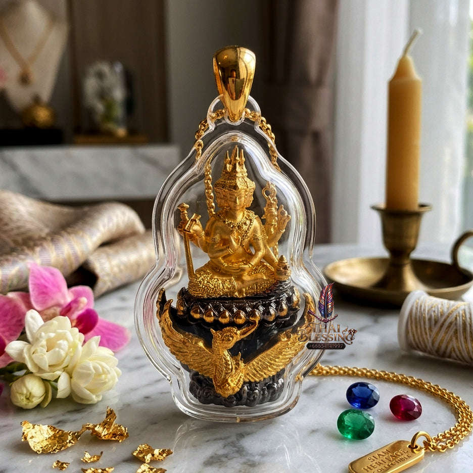 ✨ [The Sovereign of Supreme Cosmic Grace, Destiny-Elevation & Divine Authority: The 2026 "Grand-Master" Sovereign Edition] Sacred "Phra Phrom Siam Theva (The Sovereign Lord Brahma 'Phrom Rangsi' Edition) Thai Blessing Co By RURUECHA