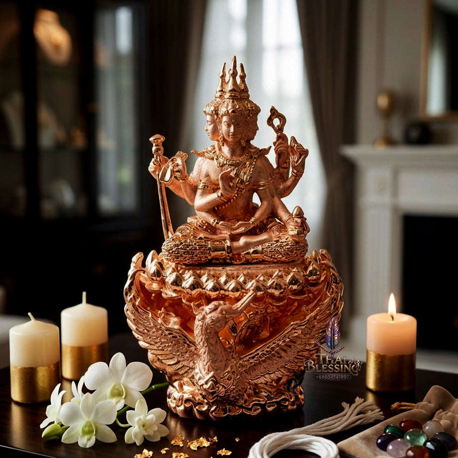 ✨ [The Sovereign of Supreme Cosmic Grace, Destiny-Elevation & Divine Authority: The 2026 "Grand-Master" Sovereign Edition] Sacred "Phra Phrom Siam Theva (The Sovereign Lord Brahma 'Phrom Rangsi' Edition) Thai Blessing Co By RURUECHA