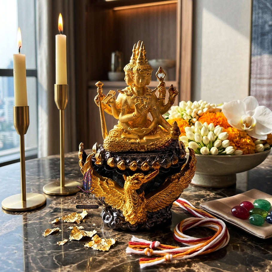 ✨ [The Sovereign of Supreme Cosmic Grace, Destiny-Elevation & Divine Authority: The 2026 "Grand-Master" Sovereign Edition] Sacred "Phra Phrom Siam Theva (The Sovereign Lord Brahma 'Phrom Rangsi' Edition) Thai Blessing Co By RURUECHA