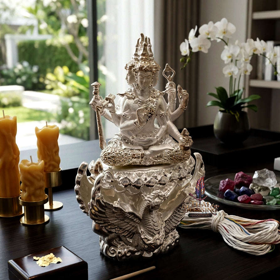 ✨ [The Sovereign of Supreme Cosmic Grace, Destiny-Elevation & Divine Authority The 2026 Grand-Master Sovereign Edition] Sacred Phra Phrom Siam Theva (The Sovereign Lord Brahma 'Phrom Rangsi' Edition) Thai Blessing Co By RURUECHA