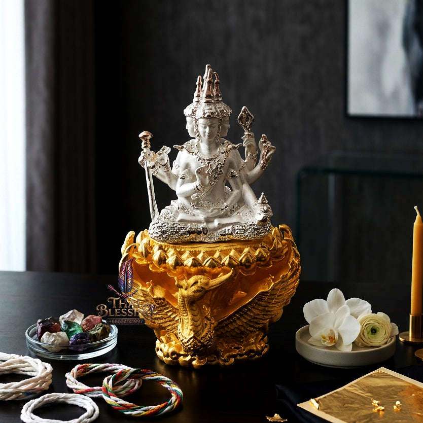 ✨ [The Sovereign of Supreme Cosmic Grace, Destiny-Elevation & Divine Authority: The 2026 "Grand-Master" Sovereign Edition] Sacred "Phra Phrom Siam Theva (The Sovereign Lord Brahma 'Phrom Rangsi' Edition) Thai Blessing Co By RURUECHA