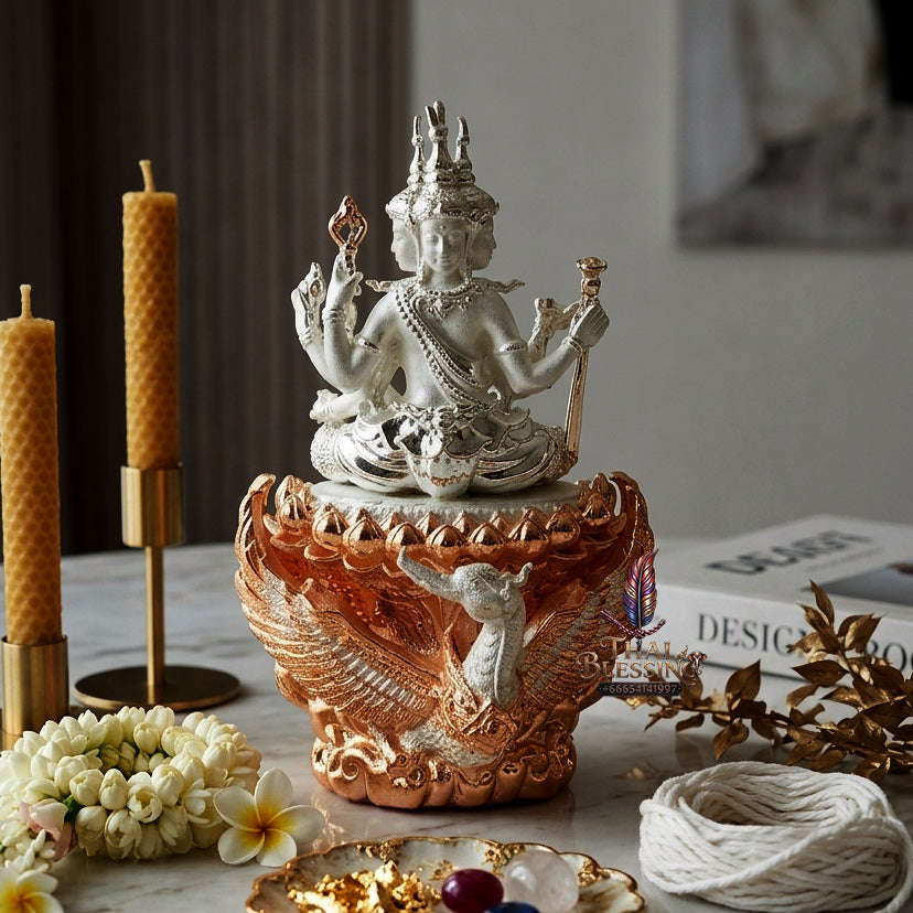 ✨ [The Sovereign of Supreme Cosmic Grace, Destiny-Elevation & Divine Authority: The 2026 "Grand-Master" Sovereign Edition] Sacred "Phra Phrom Siam Theva (The Sovereign Lord Brahma 'Phrom Rangsi' Edition) Thai Blessing Co By RURUECHA