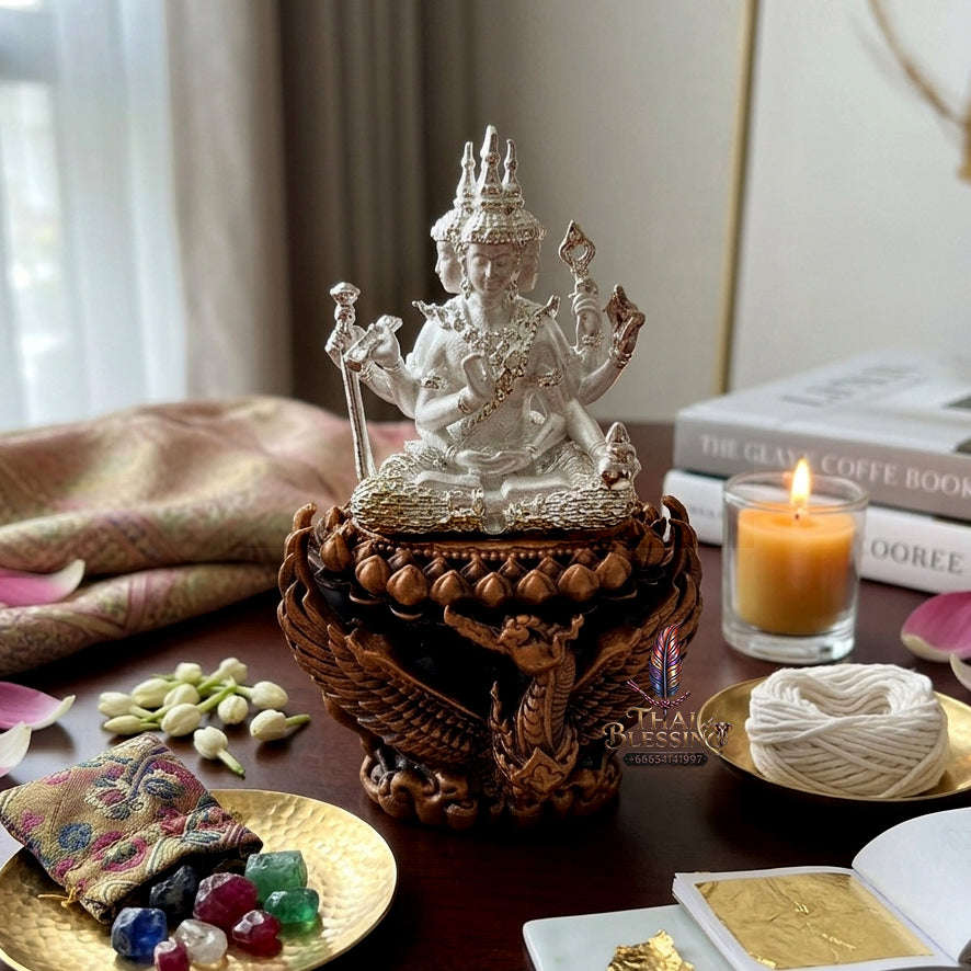 ✨ [The Sovereign of Supreme Cosmic Grace, Destiny-Elevation & Divine Authority: The 2026 "Grand-Master" Sovereign Edition] Sacred "Phra Phrom Siam Theva (The Sovereign Lord Brahma 'Phrom Rangsi' Edition) Thai Blessing Co By RURUECHA