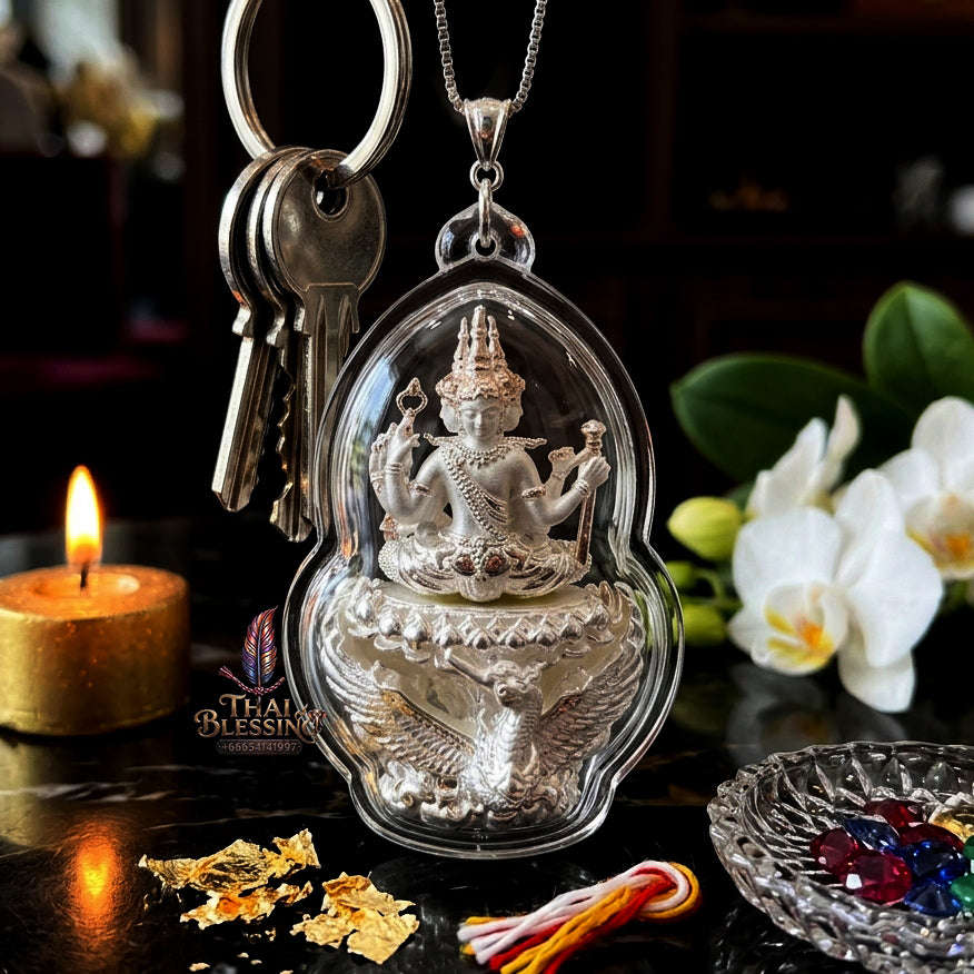 ✨ [The Sovereign of Supreme Cosmic Grace, Destiny-Elevation & Divine Authority The 2026 Grand-Master Sovereign Edition] Sacred Phra Phrom Siam Theva (The Sovereign Lord Brahma 'Phrom Rangsi' Edition) Thai Blessing Co By RURUECHA