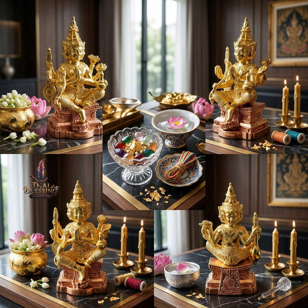 ✨ [The Sovereign of Supreme Cosmic Wealth, Unrivaled Success & Divine Abundance: The 2026 "Grand-Master" Sovereign Edition] Sacred "Thao Maha Phrom (The Sovereign Lord Brahma 'Phrom Maha Setthi' / Millionaire Brahma Edition) – Brass-Copper