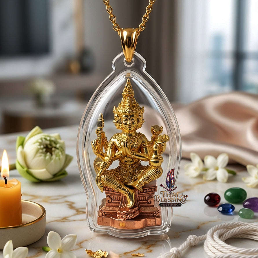 ✨ [The Sovereign of Supreme Cosmic Wealth, Unrivaled Success & Divine Abundance: The 2026 "Grand-Master" Sovereign Edition] Sacred "Thao Maha Phrom (The Sovereign Lord Brahma 'Phrom Maha Setthi' / Millionaire Brahma Edition) – Brass-Copper