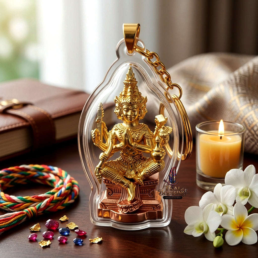 ✨ [The Sovereign of Supreme Cosmic Wealth, Unrivaled Success & Divine Abundance: The 2026 "Grand-Master" Sovereign Edition] Sacred "Thao Maha Phrom (The Sovereign Lord Brahma 'Phrom Maha Setthi' / Millionaire Brahma Edition) – Brass-Copper