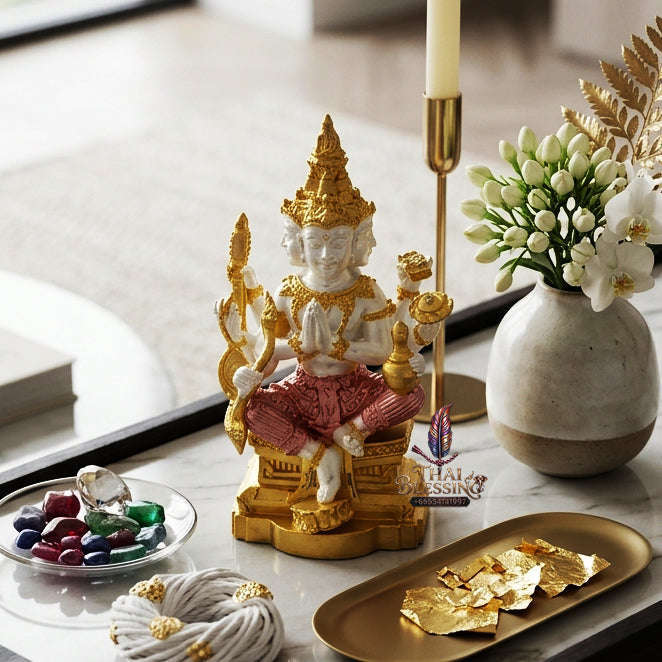 ✨ [The Sovereign of Supreme Cosmic Wealth, Unrivaled Success & Divine Abundance: The 2026 "Grand-Master" Sovereign Edition] Sacred "Thao Maha Phrom (The Sovereign Lord Brahma 'Phrom Maha Setthi' / Millionaire Brahma Edition)" – Special "3K