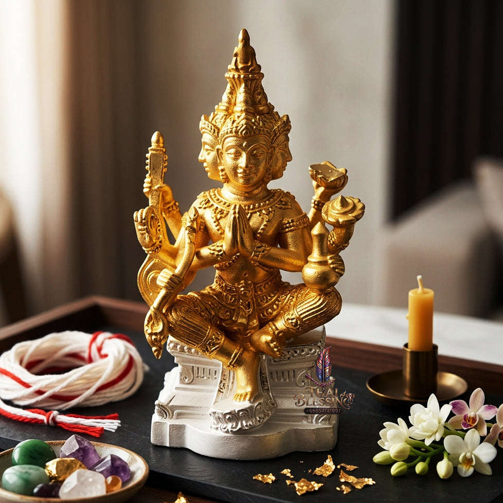 ✨ [The Sovereign of Supreme Cosmic Wealth, Unrivaled Success & Divine Abundance: The 2026 "Grand-Master" Sovereign Edition] Sacred "Thao Maha Phrom (The Sovereign Lord Brahma 'Phrom Maha Setthi' / Millionaire Brahma Edition) Thai Blessing Co By