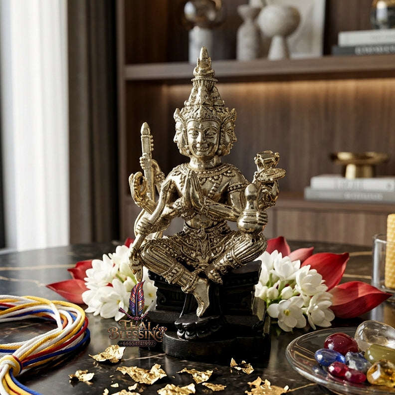 ✨ [The Sovereign of Supreme Cosmic Wealth, Unrivaled Success & Divine Abundance: The 2026 "Grand-Master" Sovereign Edition] Sacred "Thao Maha Phrom (The Sovereign Lord Brahma 'Phrom Maha Setthi' / Millionaire Brahma Edition) Thai Blessing Co By