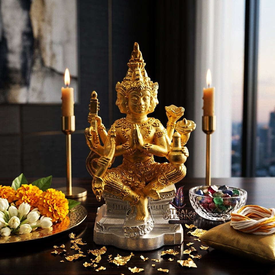 ✨ [The Sovereign of Supreme Cosmic Wealth, Unrivaled Success & Divine Abundance: The 2026 "Grand-Master" Sovereign Edition] Sacred "Thao Maha Phrom (The Sovereign Lord Brahma 'Phrom Maha Setthi' / Millionaire Brahma Edition) Thai Blessing Co By