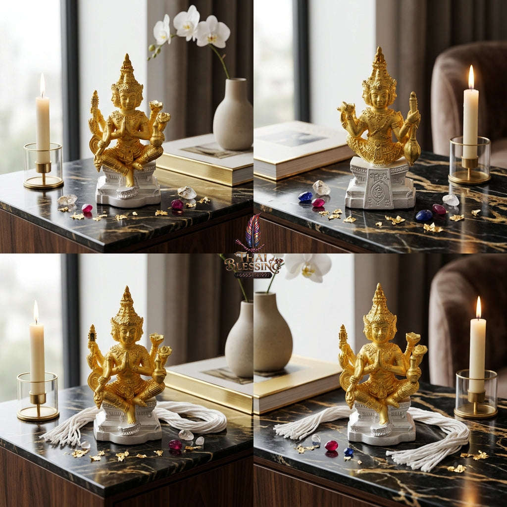 ✨ [The Sovereign of Supreme Cosmic Wealth, Unrivaled Success & Divine Abundance: The 2026 "Grand-Master" Sovereign Edition] Sacred "Thao Maha Phrom (The Sovereign Lord Brahma 'Phrom Maha Setthi' / Millionaire Brahma Edition) Thai Blessing Co By