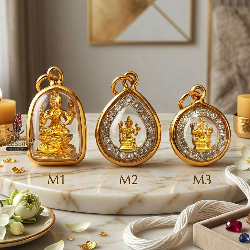 ✨ [The Sovereign of Supreme Divine Auspicity, Universal Success & Unshakable Protection: The 2026 "Grand-Master" Sovereign Edition] Sacred "Phra Phrom (Lord Brahma) Pendant – Genuine Micron Gold-Plated Frame Edition" Thai Blessing Co By RURUECHA