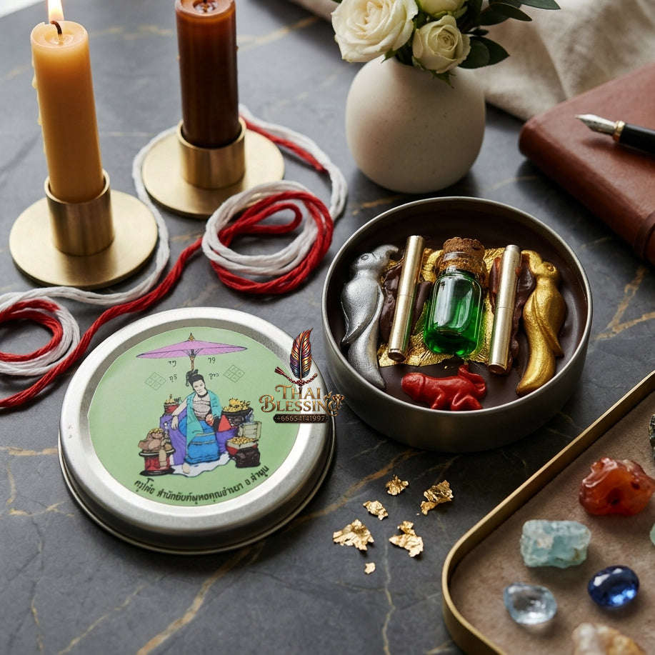 ✨ [The Sovereign of Supreme Divine Grace, Eternal Devotion & Tenfold Auspicious Blessings: The 2026 "Grand-Master" Sovereign Edition] Sacred "See Phueng Phra Nang Phutsadi (The Divine Lip Wax of Queen Phutsadi) Thai Blessing Co By RURUECHA