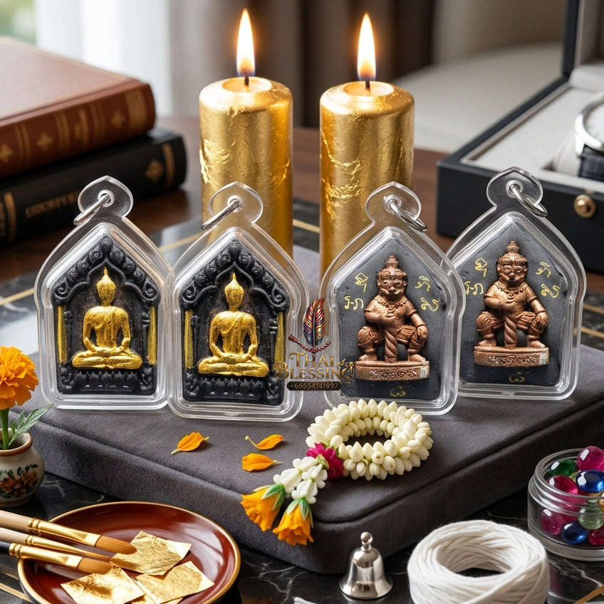 ✨ [The Sovereign of Supreme Dominance: The 2019 Master-Edition] Sacred "Phra Khun Phaen Prab Marn" (The Demon-Subduing Khun Phaen) – The Dual-Force Masterpiece: Khun Phaen Front & Lord Vessavana Back Thai Blessing Co By RURUECHA