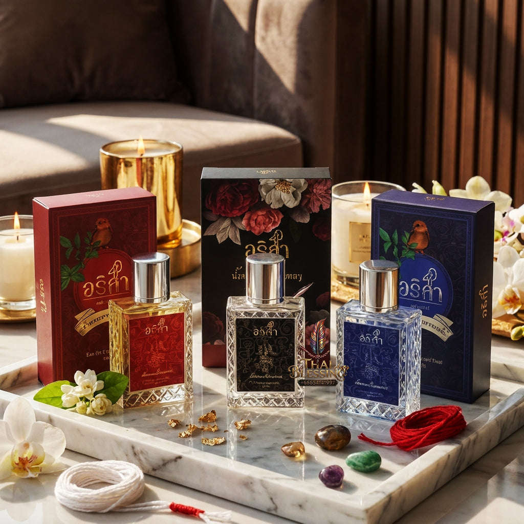 ✨ [The Sovereign of Supreme Esoteric Allure, Sophisticated Masculine Gravity & Irresistible Devotion: The 2026 "Grand-Master" Sovereign Edition] Sacred "Arisa Perfume – 'Sarika Phop Rak'