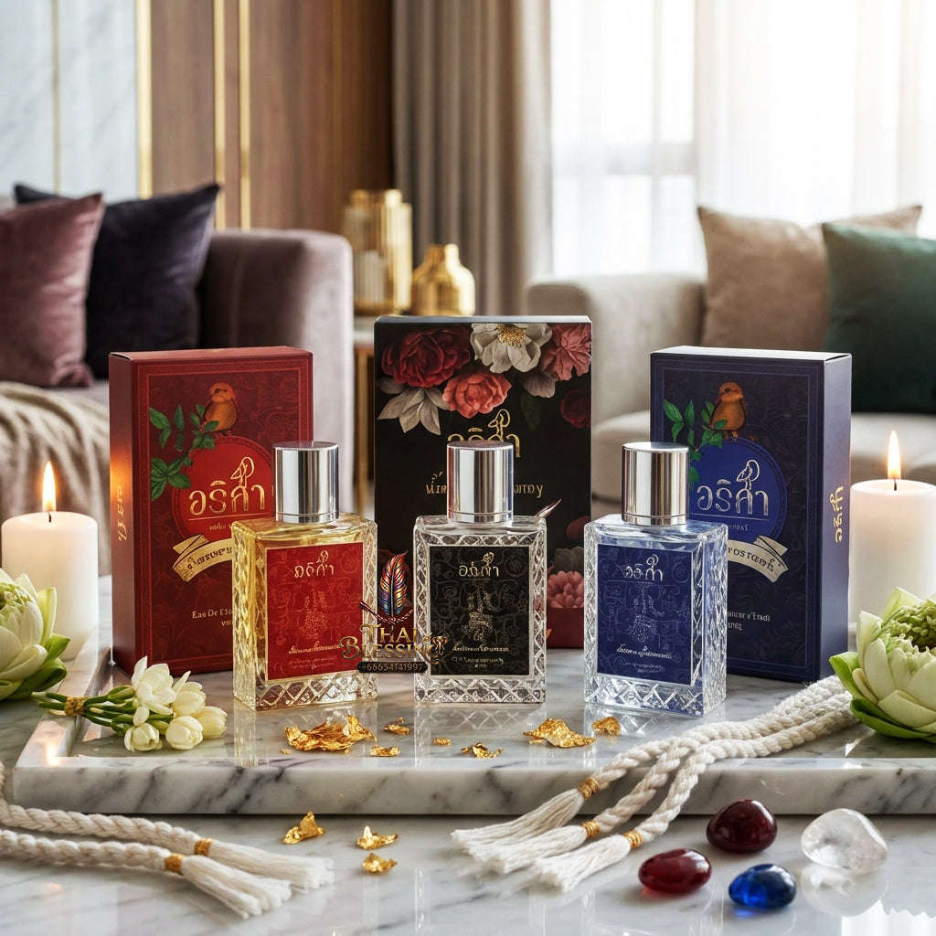 ✨ [The Sovereign of Supreme Esoteric Allure, Sophisticated Masculine Gravity & Irresistible Devotion: The 2026 "Grand-Master" Sovereign Edition] Sacred "Arisa Perfume – 'Sarika Phop Rak'