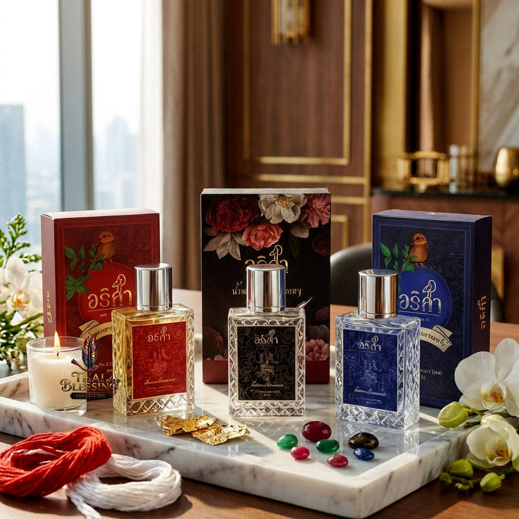 ✨ [The Sovereign of Supreme Esoteric Allure, Sophisticated Masculine Gravity & Irresistible Devotion: The 2026 "Grand-Master" Sovereign Edition] Sacred "Arisa Perfume – 'Sarika Phop Rak'