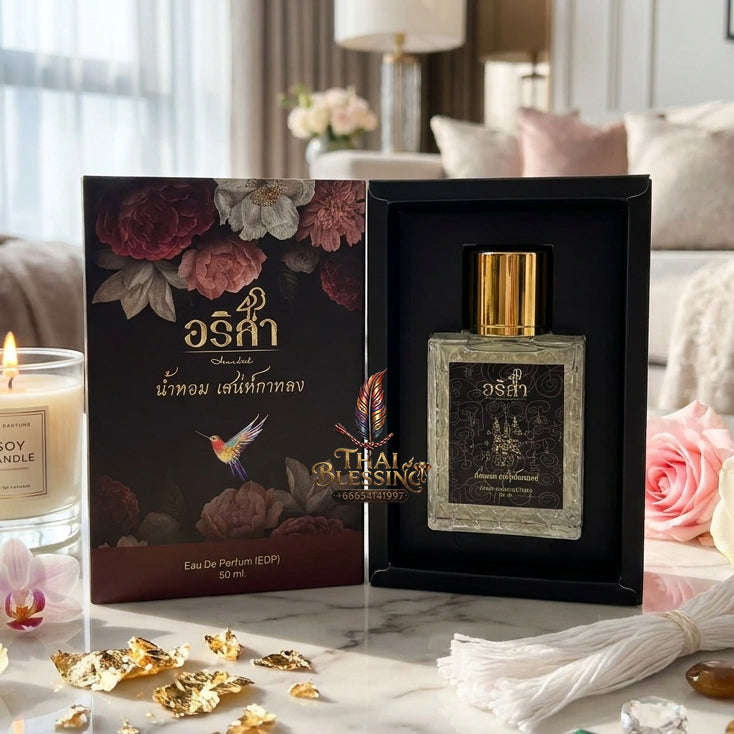 ✨ [The Sovereign of Supreme Esoteric Allureand-Master" Sovereign Edition] Sacred "Arisa Perfume – 'Saneh Kalong' (The Enchanter’s Spell of Captivating Grace) Edition – 'Black Bottle' (สำเนา) Thai Blessing Co By RURUECHA
