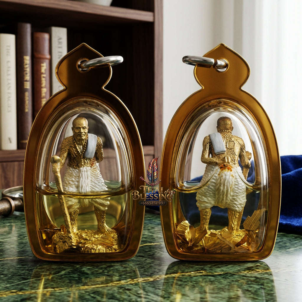 ✨ [The Sovereign of Supreme Esoteric Longevity, Invulnerable Shielding & Legendary Lineage: The 2026 "Grand-Master" Sovereign Edition] Sacred "Luang Pu Thuad Thong (Ancient Temple Bell Brass / Tong Rakhang Boran Chong Khao Edition)