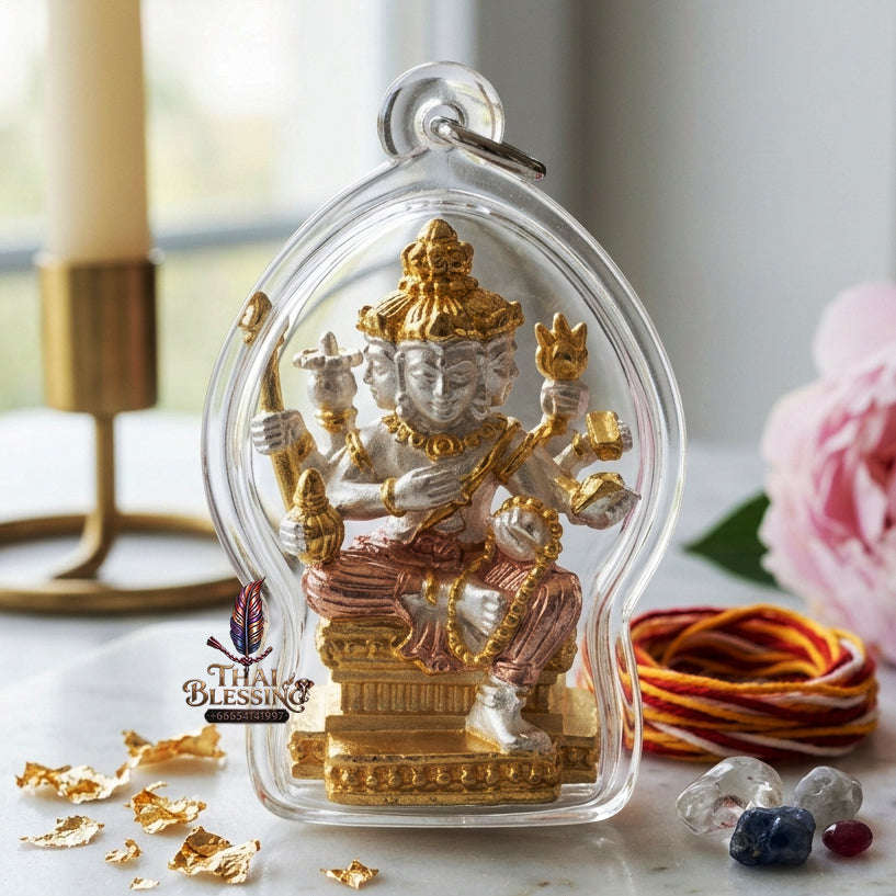 ✨ [The Sovereign of Supreme Esoteric Opulence, Unshakable Wealth & Divine Fortune: The 2026 "Grand-Master" Sovereign Edition] Sacred "Phra Phrom Udom Sap (The Sovereign Lord Brahma of Infinite Wealth & Auspicious Blessing) Thai Blessing Co By