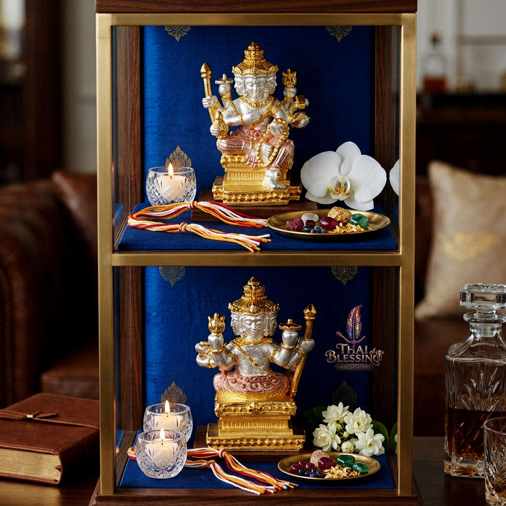 ✨ [The Sovereign of Supreme Esoteric Opulence, Unshakable Wealth & Divine Fortune: The 2026 "Grand-Master" Sovereign Edition] Sacred "Phra Phrom Udom Sap (The Sovereign Lord Brahma of Infinite Wealth & Auspicious Blessing) Thai Blessing Co By