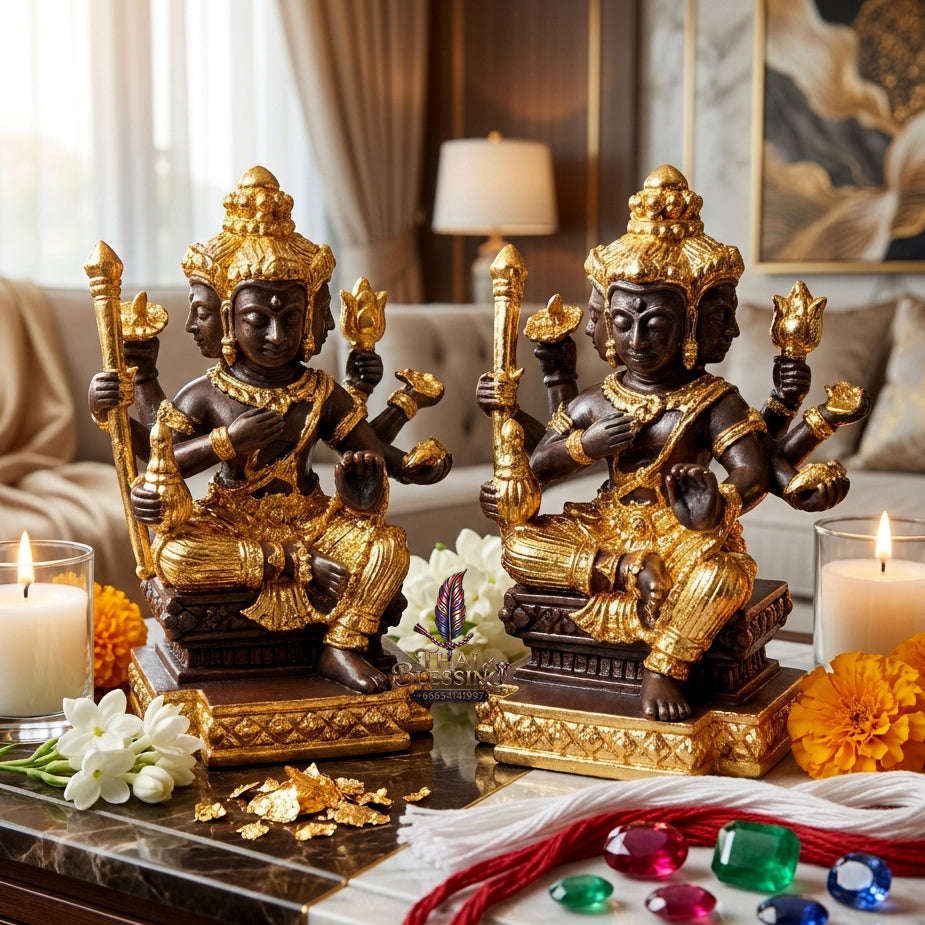 ✨ [The Sovereign of Supreme Esoteric Opulence, Unshakable Wealth & Divine Fortune: The 2026 "Grand-Master" Sovereign Edition] Sacred "Phra Phrom Udom Sap (The Sovereign Lord Brahma of Infinite Wealth & Auspicious Blessing) Thai Blessing Co By