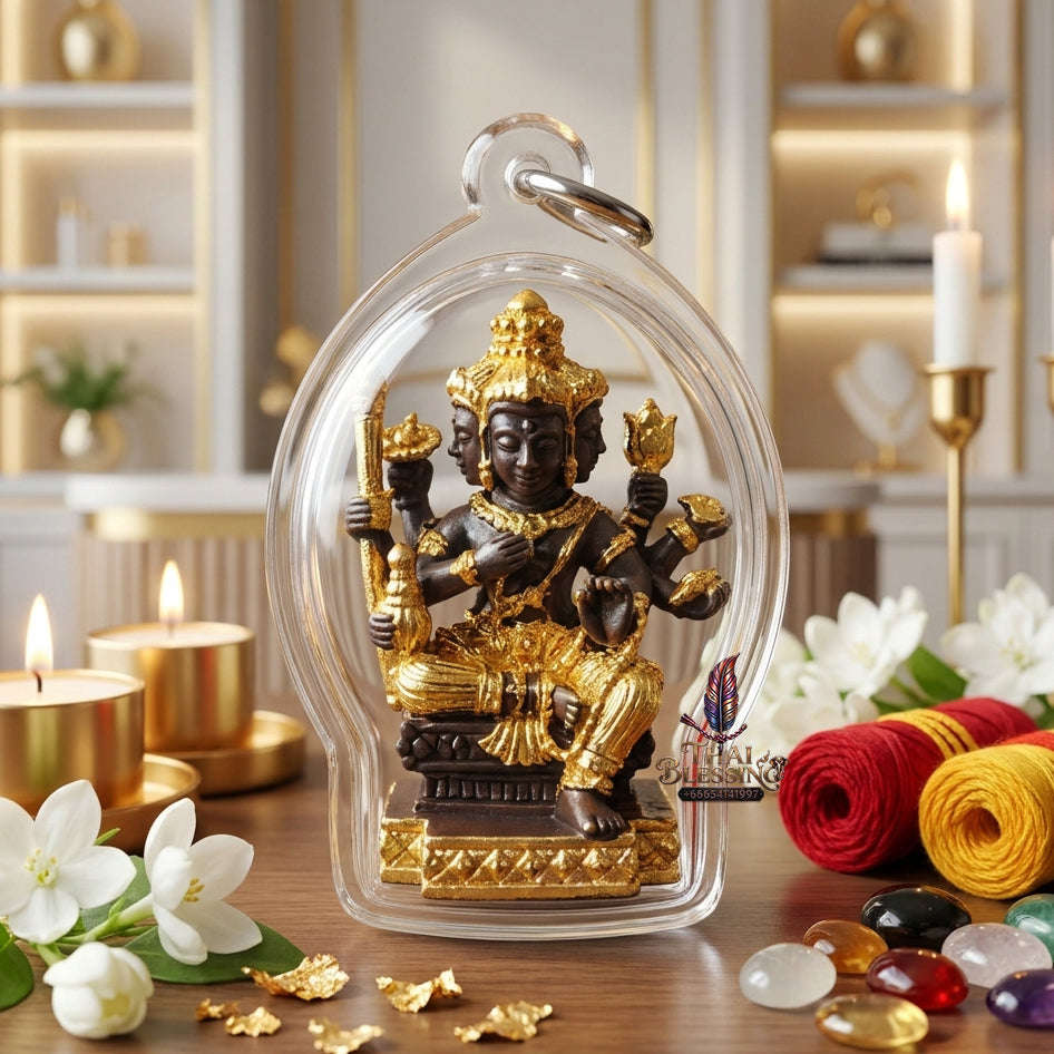 ✨ [The Sovereign of Supreme Esoteric Opulence, Unshakable Wealth & Divine Fortune: The 2026 "Grand-Master" Sovereign Edition] Sacred "Phra Phrom Udom Sap (The Sovereign Lord Brahma of Infinite Wealth & Auspicious Blessing) Thai Blessing Co By