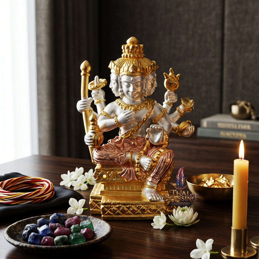 ✨ [The Sovereign of Supreme Esoteric Opulence, Unshakable Wealth & Divine Fortune: The 2026 "Grand-Master" Sovereign Edition] Sacred "Phra Phrom Udom Sap (The Sovereign Lord Brahma of Infinite Wealth & Auspicious Blessing) Thai Blessing Co By