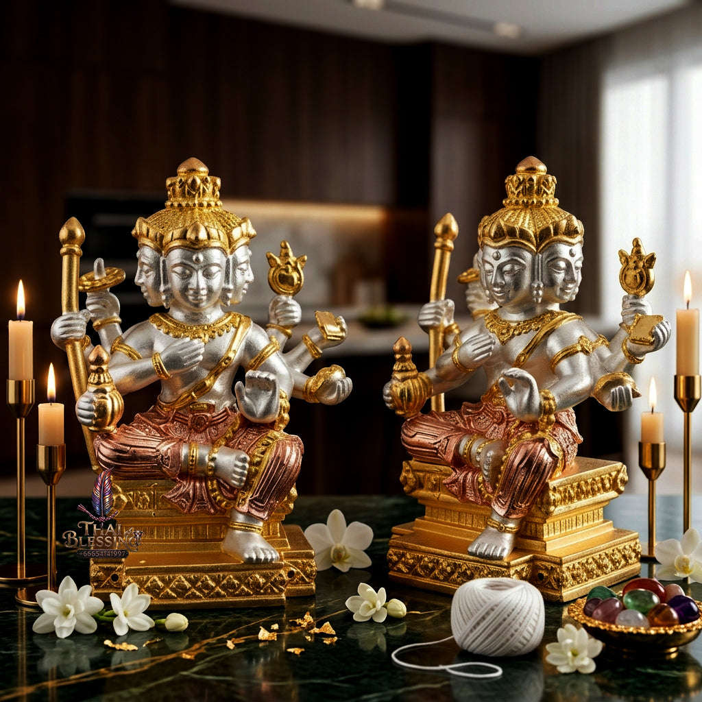 ✨ [The Sovereign of Supreme Esoteric Opulence, Unshakable Wealth & Divine Fortune: The 2026 "Grand-Master" Sovereign Edition] Sacred "Phra Phrom Udom Sap (The Sovereign Lord Brahma of Infinite Wealth & Auspicious Blessing) Thai Blessing Co By