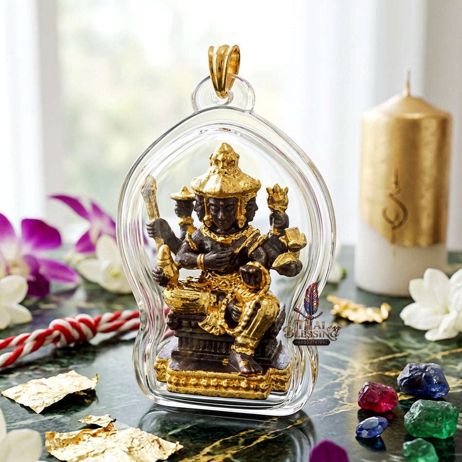 ✨ [The Sovereign of Supreme Esoteric Opulence, Unshakable Wealth & Divine Fortune: The 2026 "Grand-Master" Sovereign Edition] Sacred "Phra Phrom Udom Sap (The Sovereign Lord Brahma of Infinite Wealth & Auspicious Blessing) Thai Blessing Co By